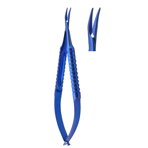 Micro Needle Holders Titanium Curved 14cm Micro Needle Holders Titanium Curved 14cm