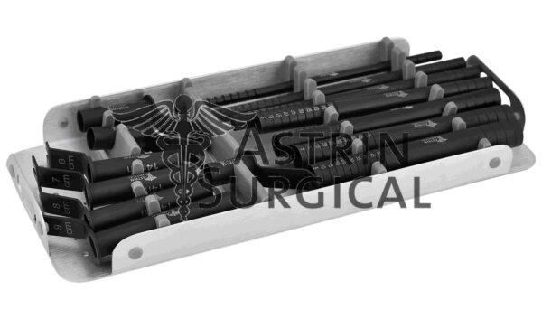 Complete MIS Tubular Retractor System with Adjustable Blades