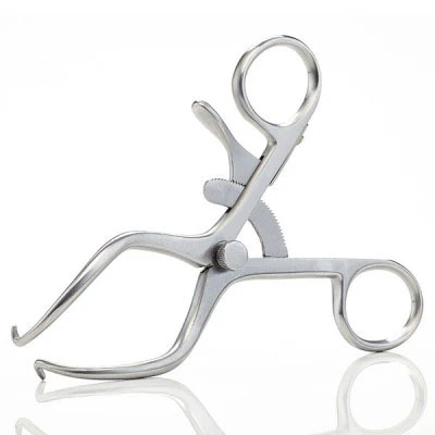 stifle-retractor-6-12-crossover-tip-action-veterinary-instrument Stifle Retractor 6 1/2" Crossover Tip Action